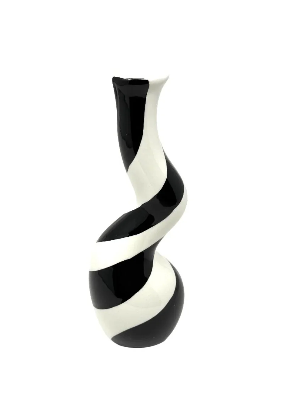 Target Bullseye's Playground Halloween Black White Swirl Ceramic Novelty Vase